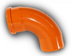 160mm 87˚ Single Socket Bend