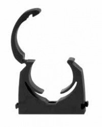 32mm Black MDPE Hinged Clip - Bag of 20