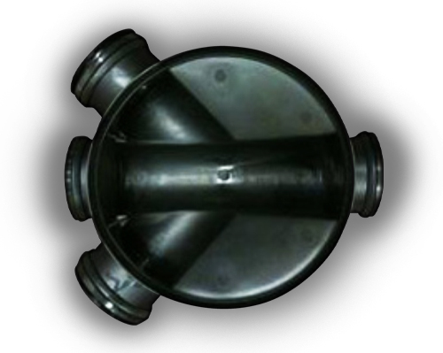 Ppic Base 2 Inlets 320mm Ø Chamber Base (2 Side Inlets) www.gasandwaterpipelines.co.uk