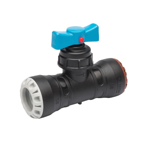 20mm MDPE x 15mm Copper/PEX Pushfit Stop Tap www.gasandwaterpipelines.co.uk
