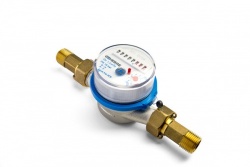 1/2'' Cold Water Meter c/w Unions