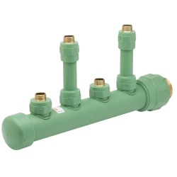 2'' Male BSP Supply Manifold 90mm Centres - End Supply