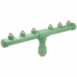 2'' Male BSP Supply Manifold 130mm Centres - Centre Supply